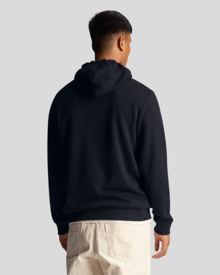 Embroidered hoodie z271-Dark Navy