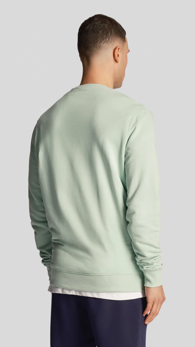 Crewneck sweater W907-Turquoise 