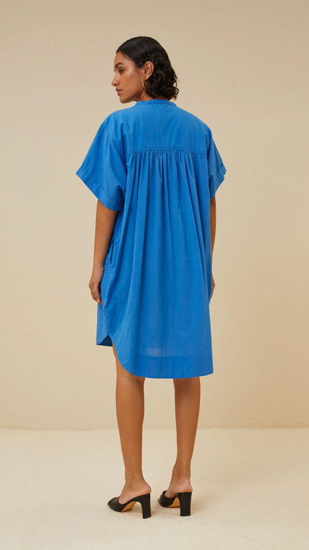 Amber dress 675-Queens Blue