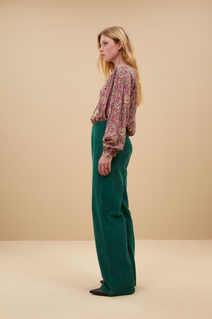 odin cord pant 423-Evergreen