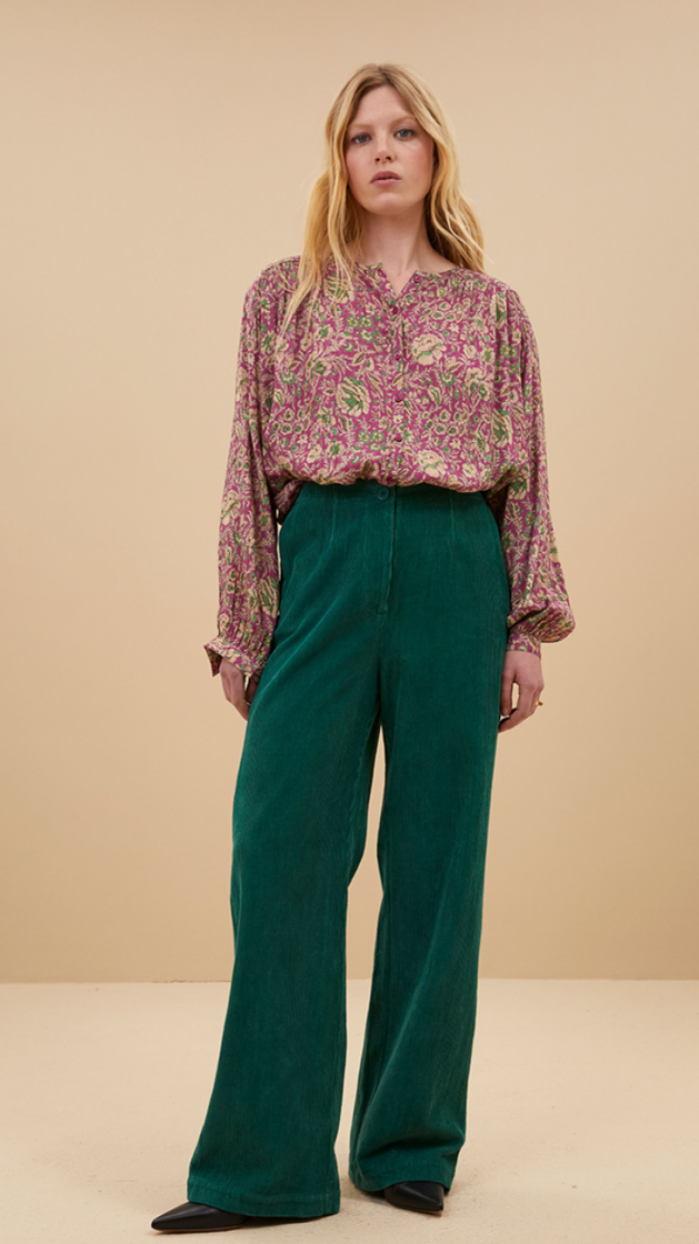 odin cord pant 423-Evergreen