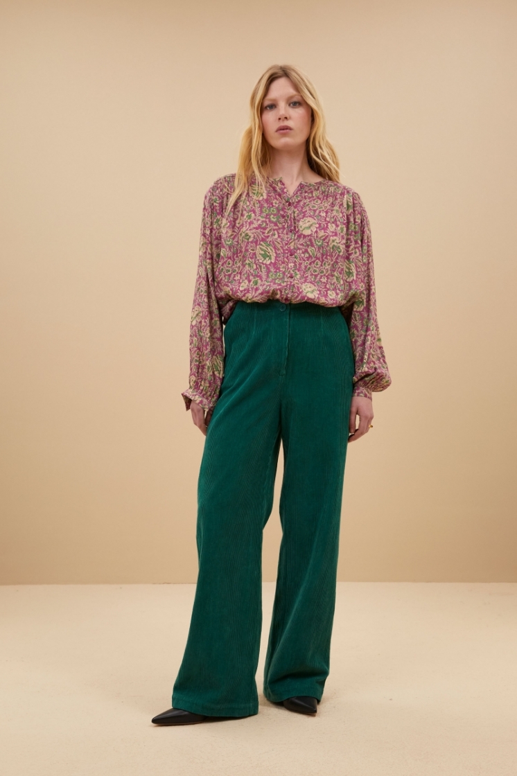 odin cord pant 423-Evergreen