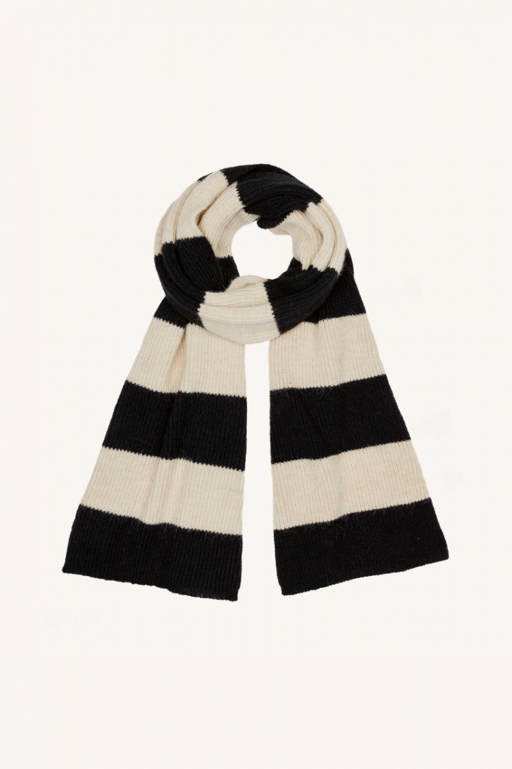 lilly striped scarf 730-biscuit