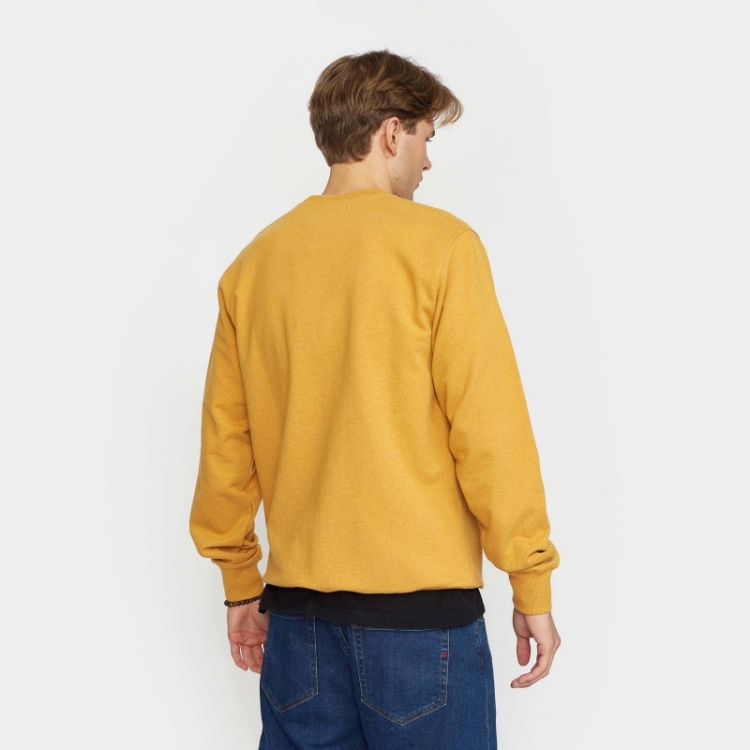 Application sweatshirt Yellow-melange