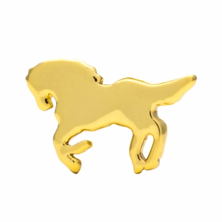 Wild Horse 1 Pcs Gold Plated