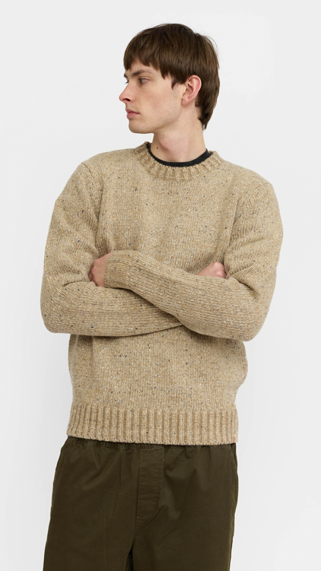 Knit sweater off-white