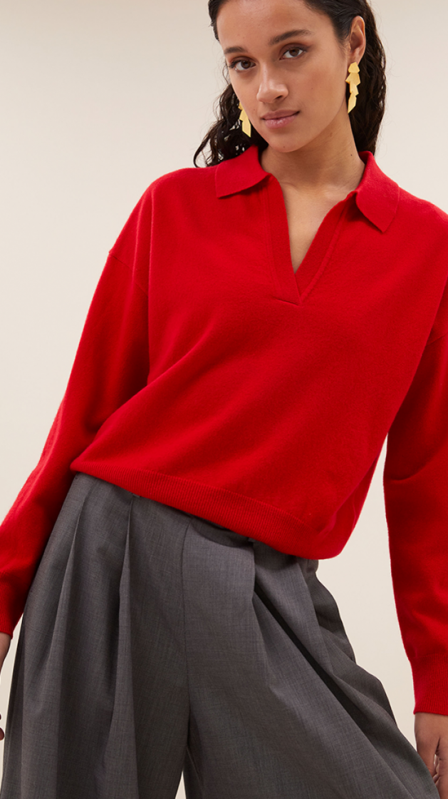 Dex pullover 332-Lipstick