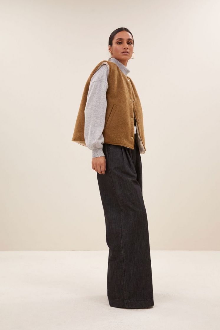 Joelle wool jacktet 735-camel