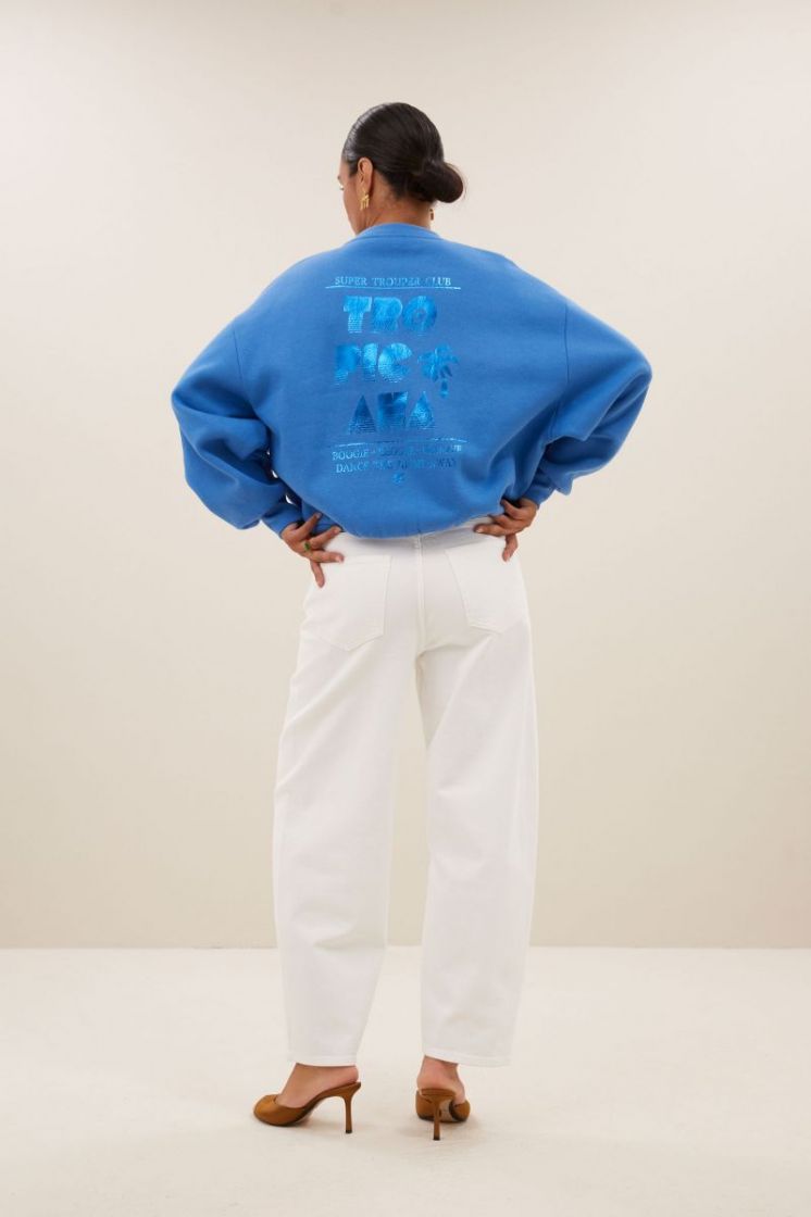 Bibi dancing sweater 675-Queens Blue