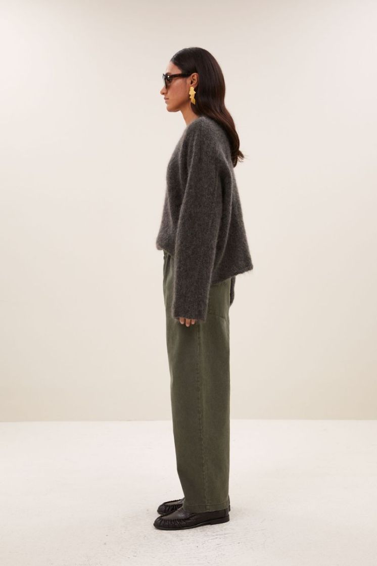 Vasile Pullover 1725-Moss Brown