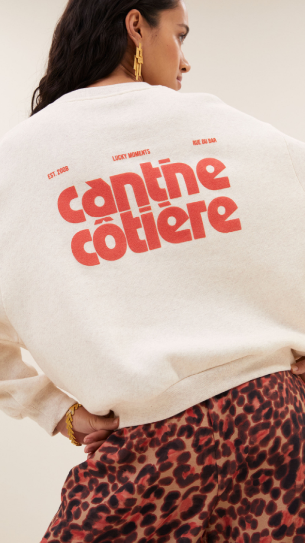 Lili Coast Melange Sweater 826-Oyster mele